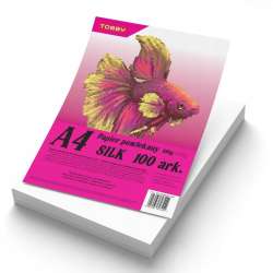 Papier kredowy powlekany A4 150 g/m silk 100 ark - 1