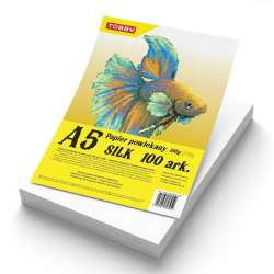 Papier kredowy powlekany A5 150 g/m silk 100 ark - 1