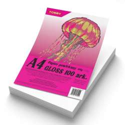 Papier kredowy powlekany A4 150 g/m gloss 100 ark - 1