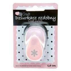 Dziurkacz ozdobny 1,6cm śnieżynka