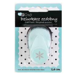 Dziurkacz ozdobny 1,6cm śnieżynka - 1