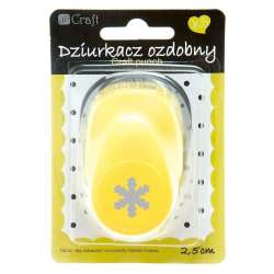 Dziurkacz ozdobny 2,5cm śnieżynka MIX - 1
