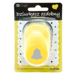 Dziurkacz ozdobny 2,5cm dzwonek MIX - 1