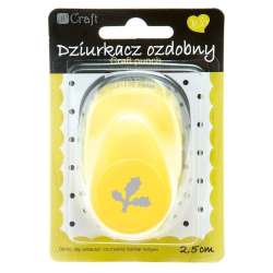 Dziurkacz ozdobny 2,5cm ostrokrzew MIX