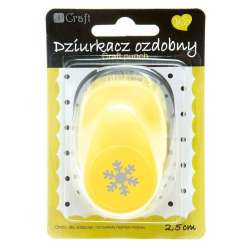 Dziurkacz ozdobny 2,5cm śnieżynka MIX - 1