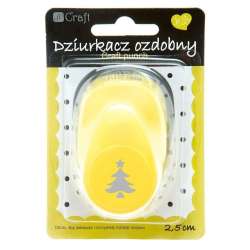 Dziurkacz ozdobny 2,5cm choinka MIX - 1