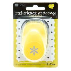 Dziurkacz ozdobny 2,5cm śnieżynka MIX - 1