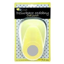 Dziurkacz ozdobny 7,5cm kółko z falbanką - 1