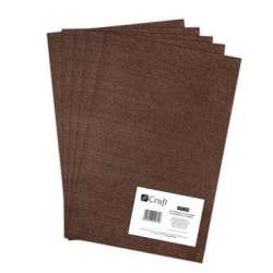 Filc poliestrowy A4 brown 5szt - 1
