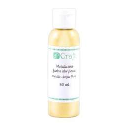 Farba akrylowa metaliczna gold 60ml - 1