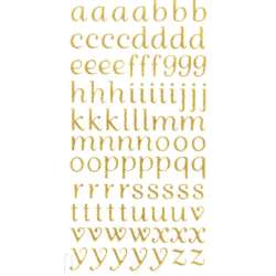 Naklejki brokatowe alfabet 90szt - 1