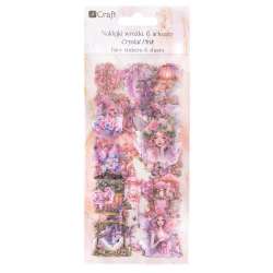 Naklejki PET - Wróżki crystal pink 6ark - 1