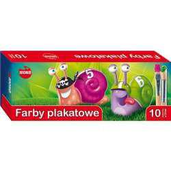 Farby plakatowe 10 kolorów 20ml MONA (5907591300104) - 1