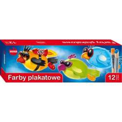 Farby plakatowe 12 kolorów 20ml MONA (5907591300142) - 1