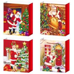 Torebka prezentowa L Boże Narodzenie szerokie dno