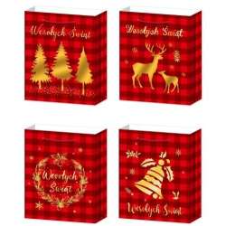 Torebka upominkowa S Boże Narodzenie MIX - 1