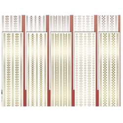 Naklejki na folii 9x30cm MIX