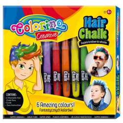 Zestaw pasteli kredowych do włosów 6 szt Boys Colorino Kids 36988 (36988PTR) - 1