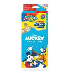 Farby tempera w tubach 12 kolorów 12ml Colorino Kids Mickey Myszka Miki (89908PTR) - 1