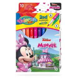 Flamastry dwustronne 10 kolorów Colorino Kids Minnie (90669PTR) - 1