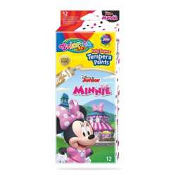 Farby tempera 12 kolorów w tubach 12 ml Minnie Mouse Colorino Kids 90676 (90676PTR) - 1