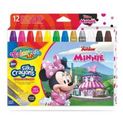 Kredki 12 kolorów świecowe żelowe wykręcane w sztyfcie Minnie Mouse Colorino Kids 90713 (90713PTR) - 1
