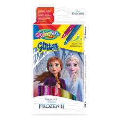 Flamastry 6 kolorów brokatowe Colorino Kids Frozen Kraina Lodu (91123PTR) - 1