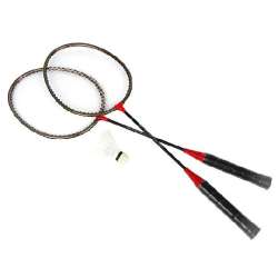 Badminton metalowy x2 w pokrowcu. SPOKEY (83371) - 1