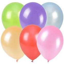 Balony metalizowane 25cm 6szt