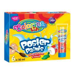 Farby plakatowe w tubach 6 kol. 35 ml. Colorino Kids new (57332PTR) - 1