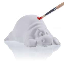 Figurka do pomalowania - Funny Hippo 6cm - 1