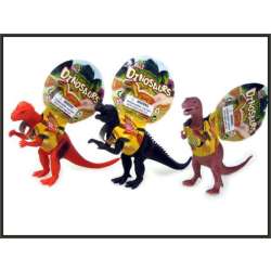 Dinozaur z głosem 25cm mix kolorów i wzorów HIPO cena za 1 sztukę (HHS004) - 1