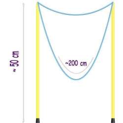 Sznurek do wielkich baniek mydlanych 50 cm (GXP-682691) - 1