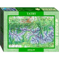 Puzzle 1000 - Tatry mapa turystyczna 1:50 000 - 1