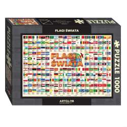 Puzzle Flagi świata 1 000 elementów