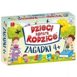 Dzieci kontra Rodzice. Zagadki 4+ gra rodzinna KANGUR (5907758708705) - 1