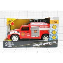 Samochód terenowy Straży pożarnej w pudełku 1:18 (G091783) - 1