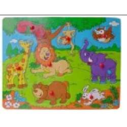 BRIMAREX DREWNIANE PUZZLE DŻUNGLA (1563262) - 1