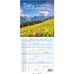 Kalendarz 2026 wieloplanszowy wąski - Tatry