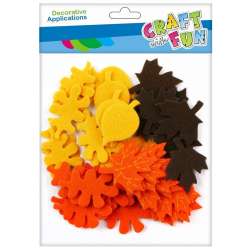 Liście filcowe samoprzylepne 45szt (463766) - 1