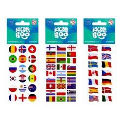 Naklejki Sticker BOO Flagi Państwa mix - 1 Naklejki Sticker BOO Flagi Państwa mix - 1