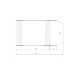 Okładka regulowana 242x400mm (50szt)