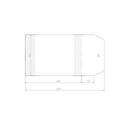 Okładka regulowana 244x410mm (50szt)