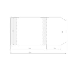 Okładka regulowana 280x520mm (50szt)