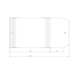 Okładka regulowana 285x520mm (50szt) - 1