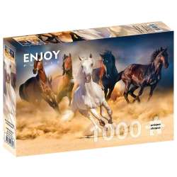 Puzzle 1000 Dzikie konie na pustyni - 1
