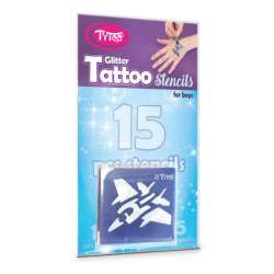 TYTOO Zestaw szablonów do tatuaży Odważny 15el 01072 (013-01072)