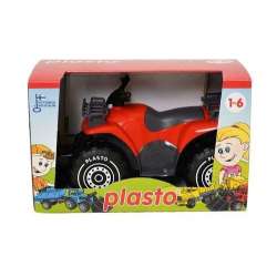 Quad z pługiem 30cm czerwony - 1