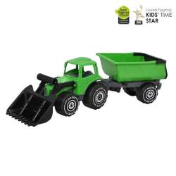PLASTO Koparka z przyczepką 57cm zielona PLA1672 (PLA1672000) - 1