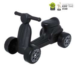 PLASTO Hulajnoga czterokołowa z cichymi kółkami 60kg 18mc+ Czarna PLA1087 (PLA1087000) - 1